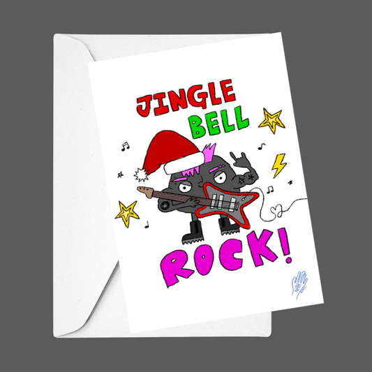 jingle bell rock christmas card